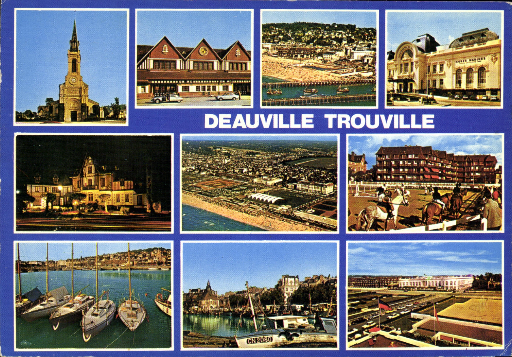 Deauville - Trouville — vue panoramique — Combièr Imprimeur Mâcon