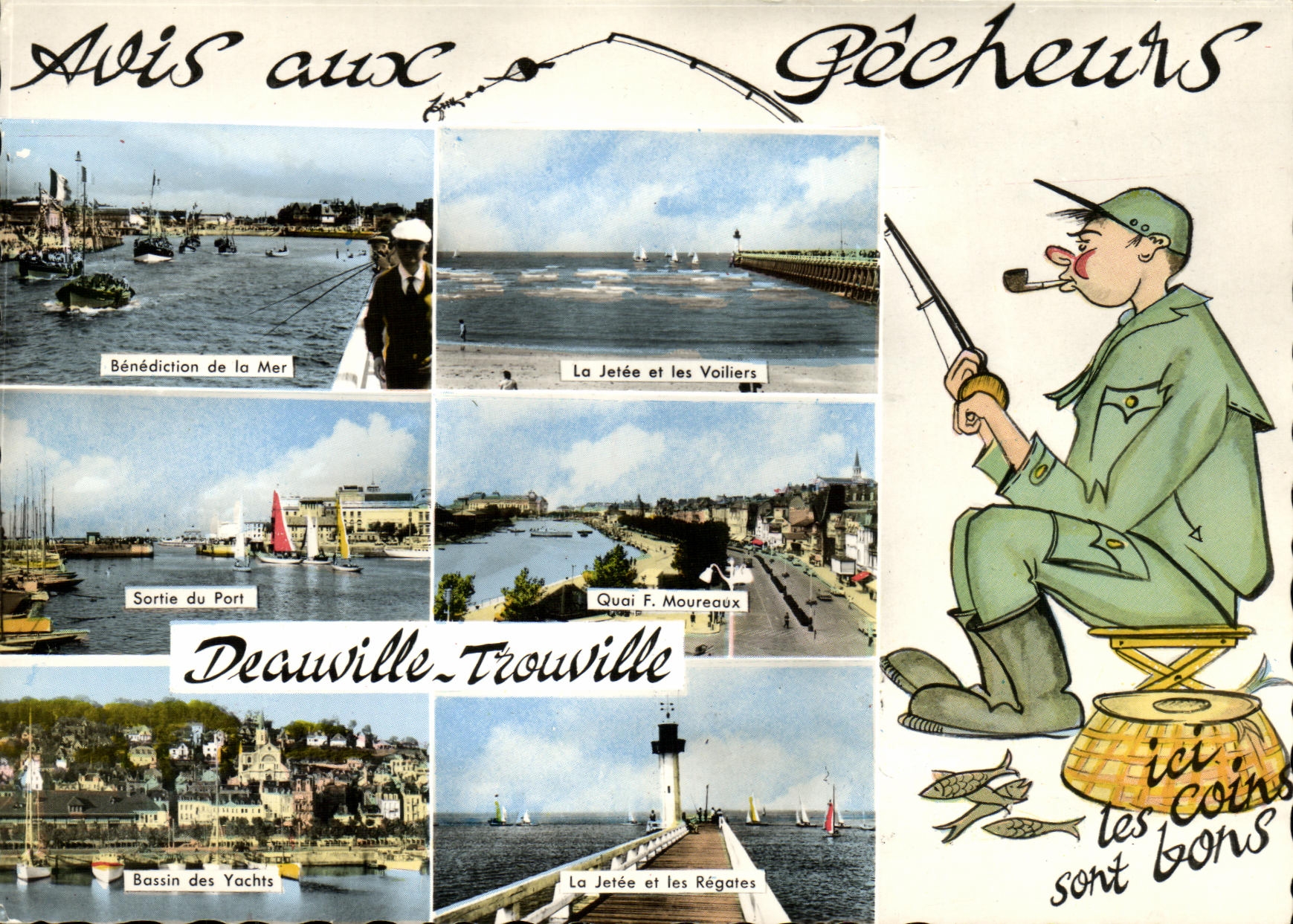 Deauville-Trouville — Avis aux Pêcheurs — Cie des Arts Photomécaniques
