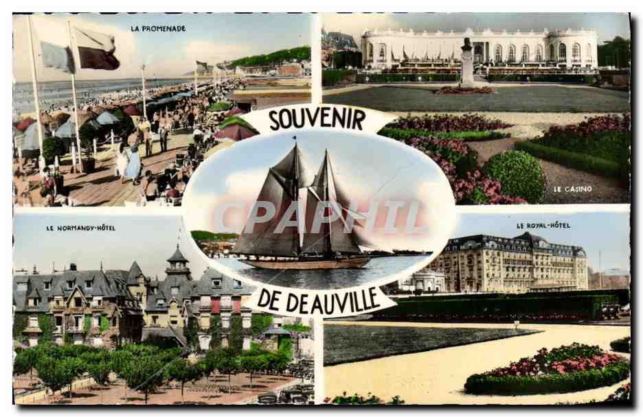 CPM Souvenir de Deauville 