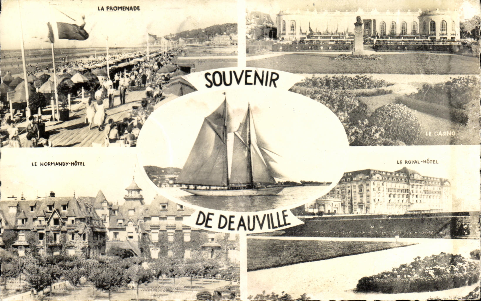 Deauville — Souvenir de Deauville — Éditeur non identifié, n° de série non visible