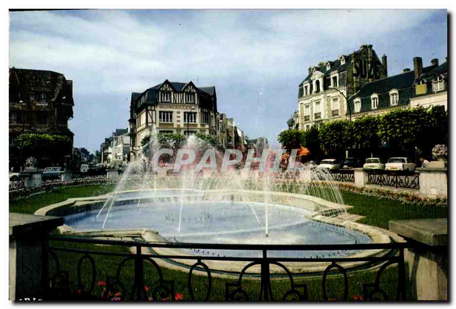 CPM Deauville Plage Fleurie La Place de Morny et rue Desire le Hoc