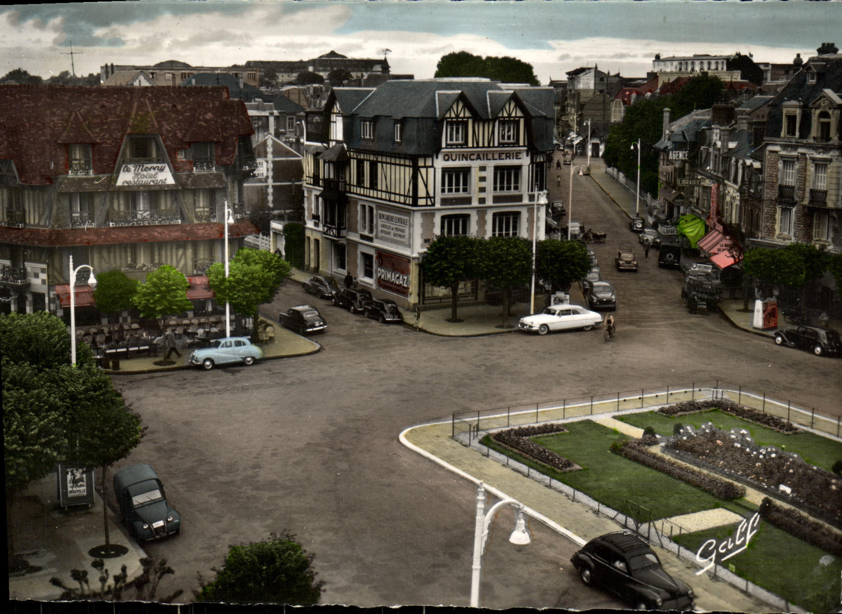 Juville - La Plage fleurie, place Morny et rue Désiré Le Hoc — Éditions ALFA, Paris