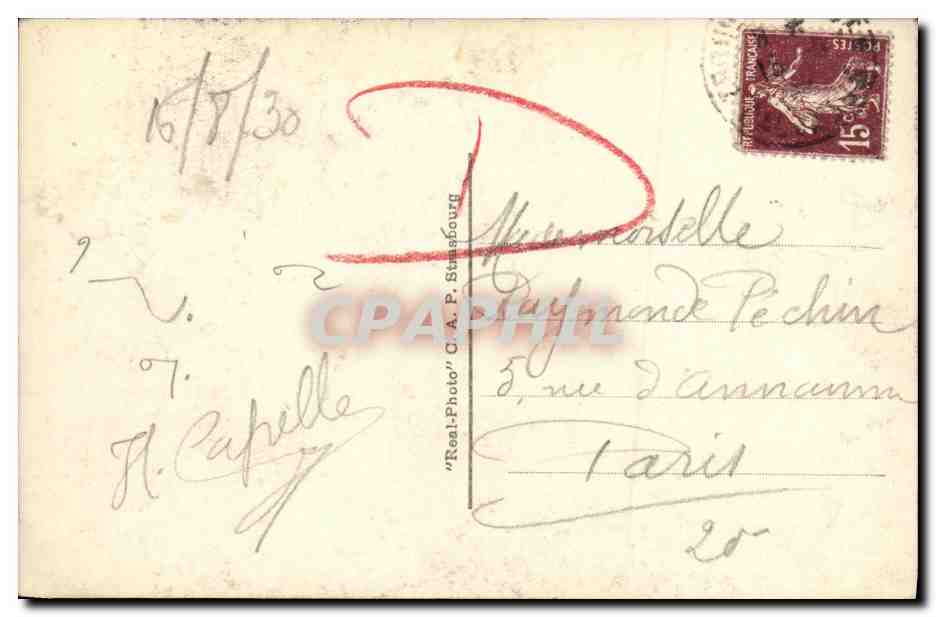 Deauville - La Place Morny — éditeur H. Capelle, n° 280 — Achterkant