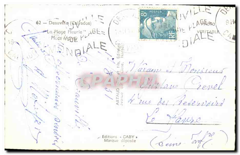 Quincaille — Place du Marché — Éditions Caby — Verso