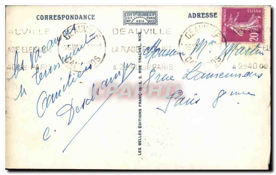 Deauville — Le Morny y Plaza Morny — CAP — Reverso