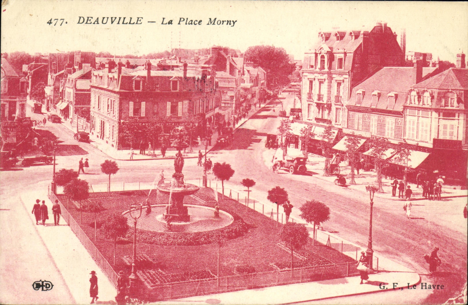 Deauville — La Place Morny — G. F., Le Havre
