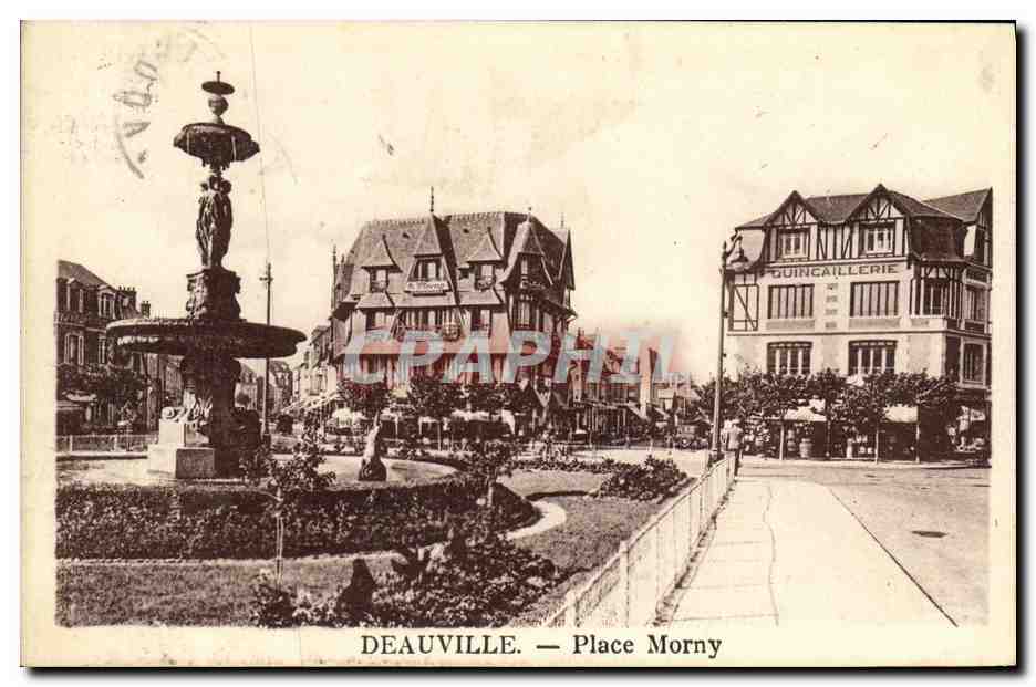 CPA Deauville Place Morny 
