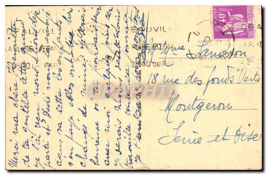 CPA Deauville Le Morny et la Place Morny — Reverso