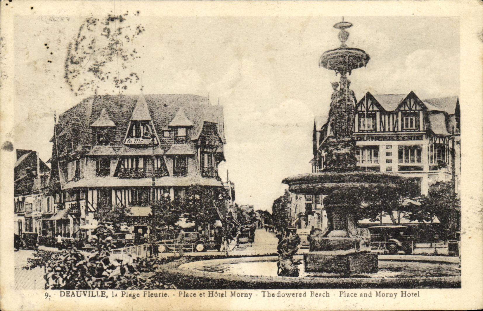Deauville, la Plage Fleurie - Place et Hôtel Morny - Édition 'La Cigogne'