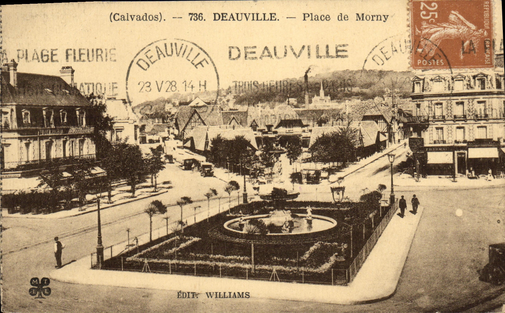 Deauville — Place de Morny — Édit. Williams, n°736
