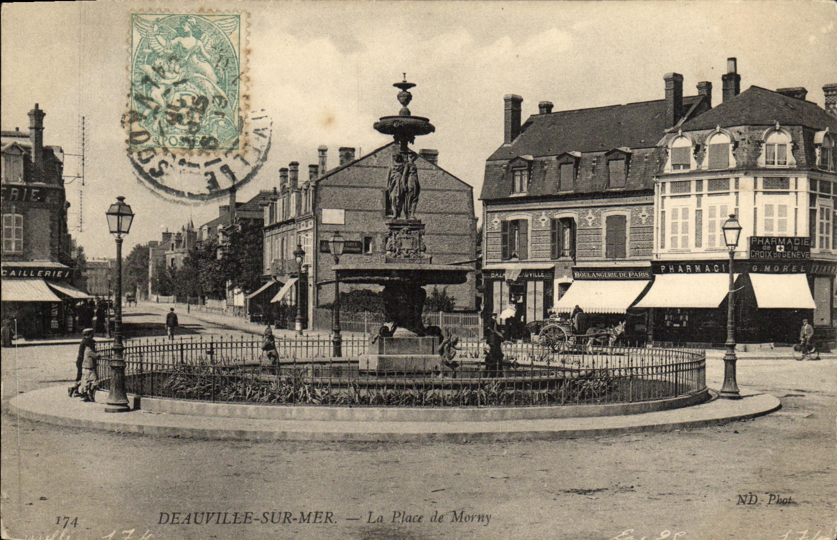 Deauville-sur-Mer — La Place de Morny — ND. Phot. n°174
