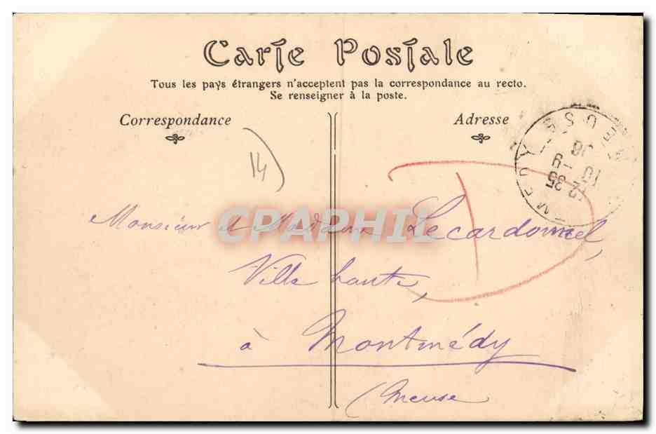 Deauville-sur-Mer — La Place de Morny — ND. Phot. n°174 — Verso