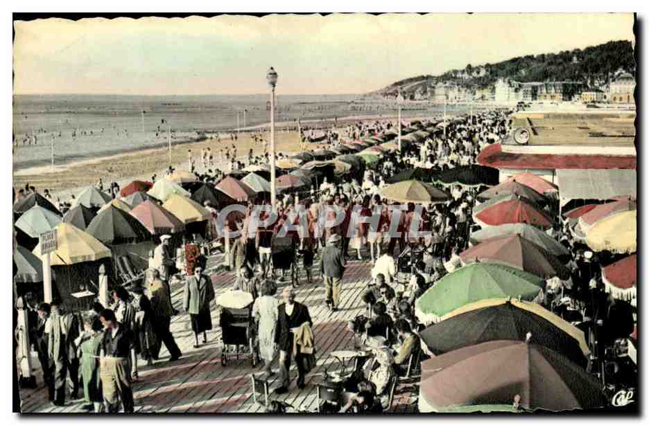 Deauville — La Plage, la Promenade et le Bar du Soleil — Cie des Arts Photomécaniques, Paris