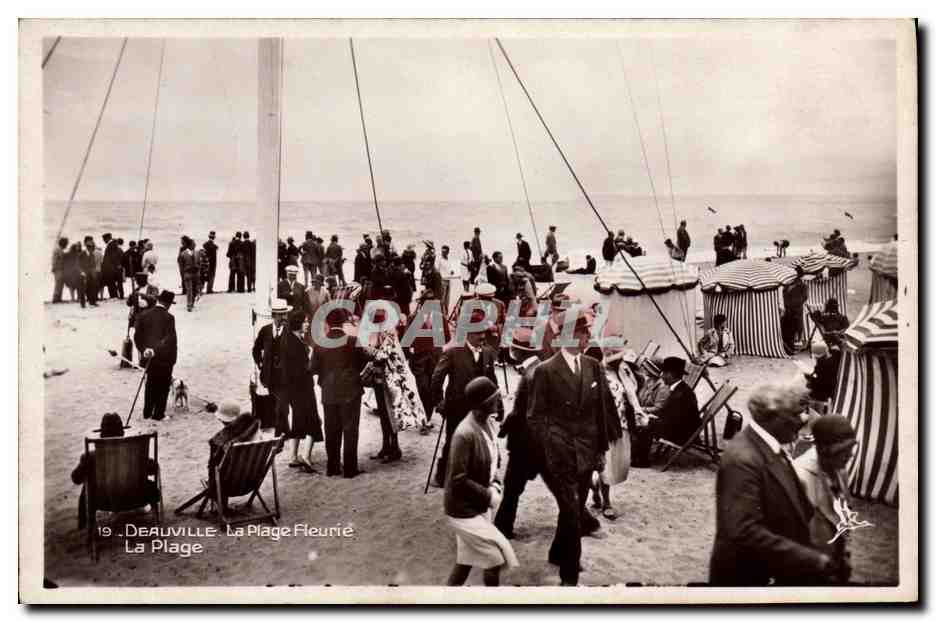 Deauville. La Plage Fleurie — éditeur inconnu, n°19