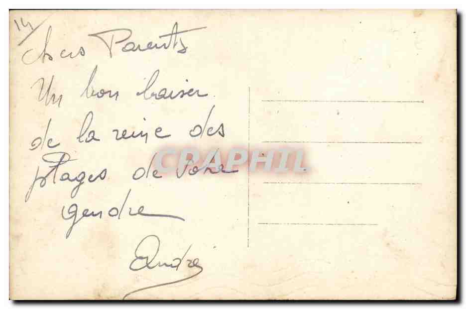Deauville. La Plage Fleurie — éditeur inconnu, n°19 — Verso