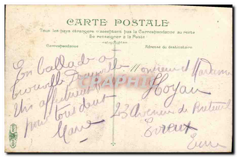 CPA Deauville Enfants jouant sur la plage  — Verso