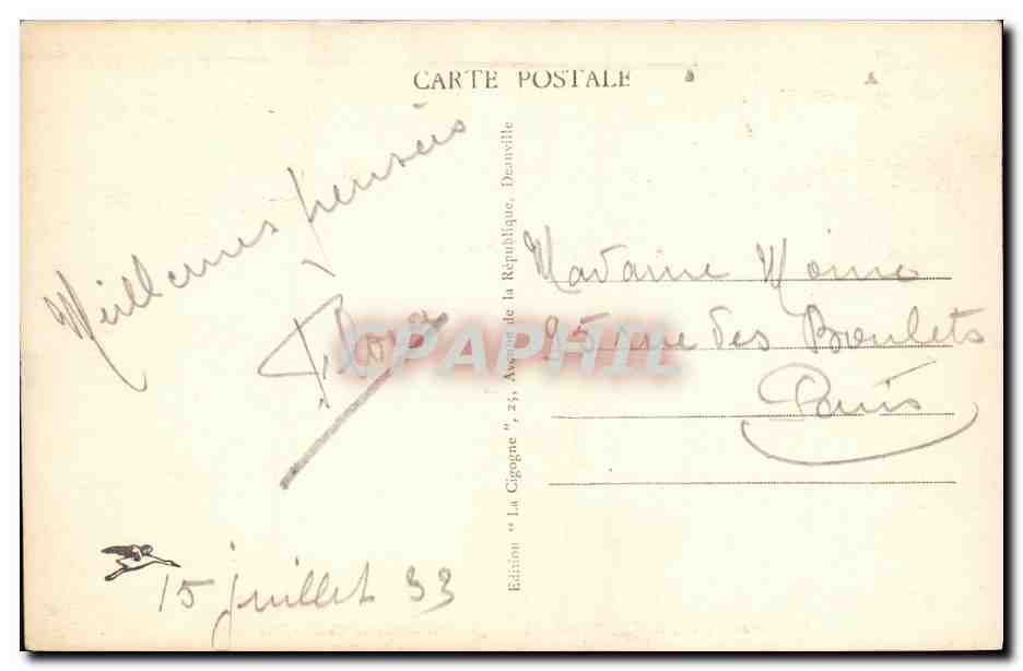 Deauville, la Plage Fleurie — Édition Des Prouletts, n°81 — Achterkant