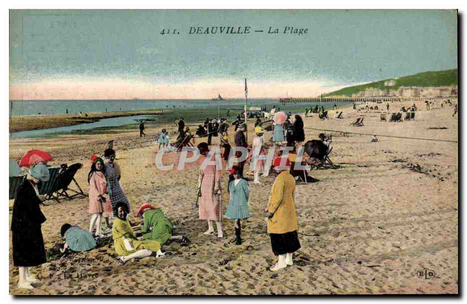 CPA Deauville La Plage