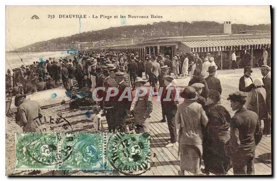 Deauville - La Plage et les Nouveaux Bains — n° 273