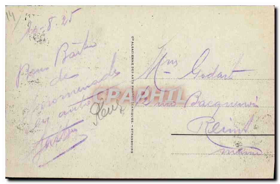 Deauville - La Plage et les Nouveaux Bains — n° 273 — Verso