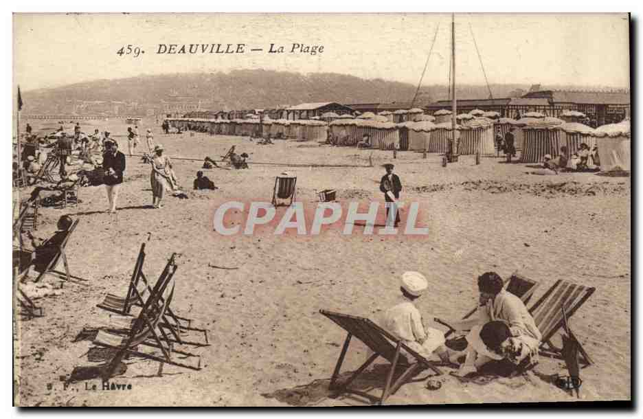 Deauville — La Playa — S. F. Le Havre, n° 459 - Anverso