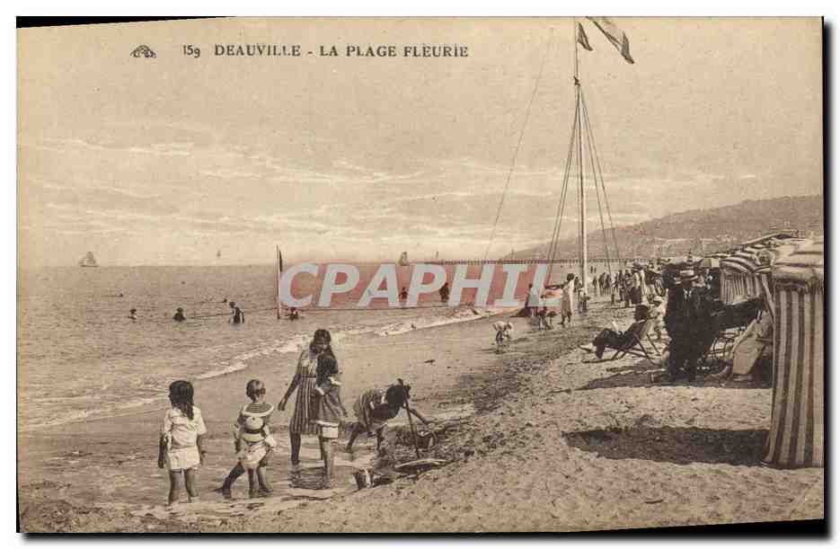Deauville - La Plage Fleurie — éditeur Deauville, n° de série 15g