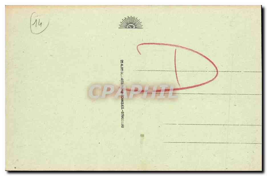 Deauville - La Plage Fleurie — éditeur anonyme, n° de série 127 — Verso