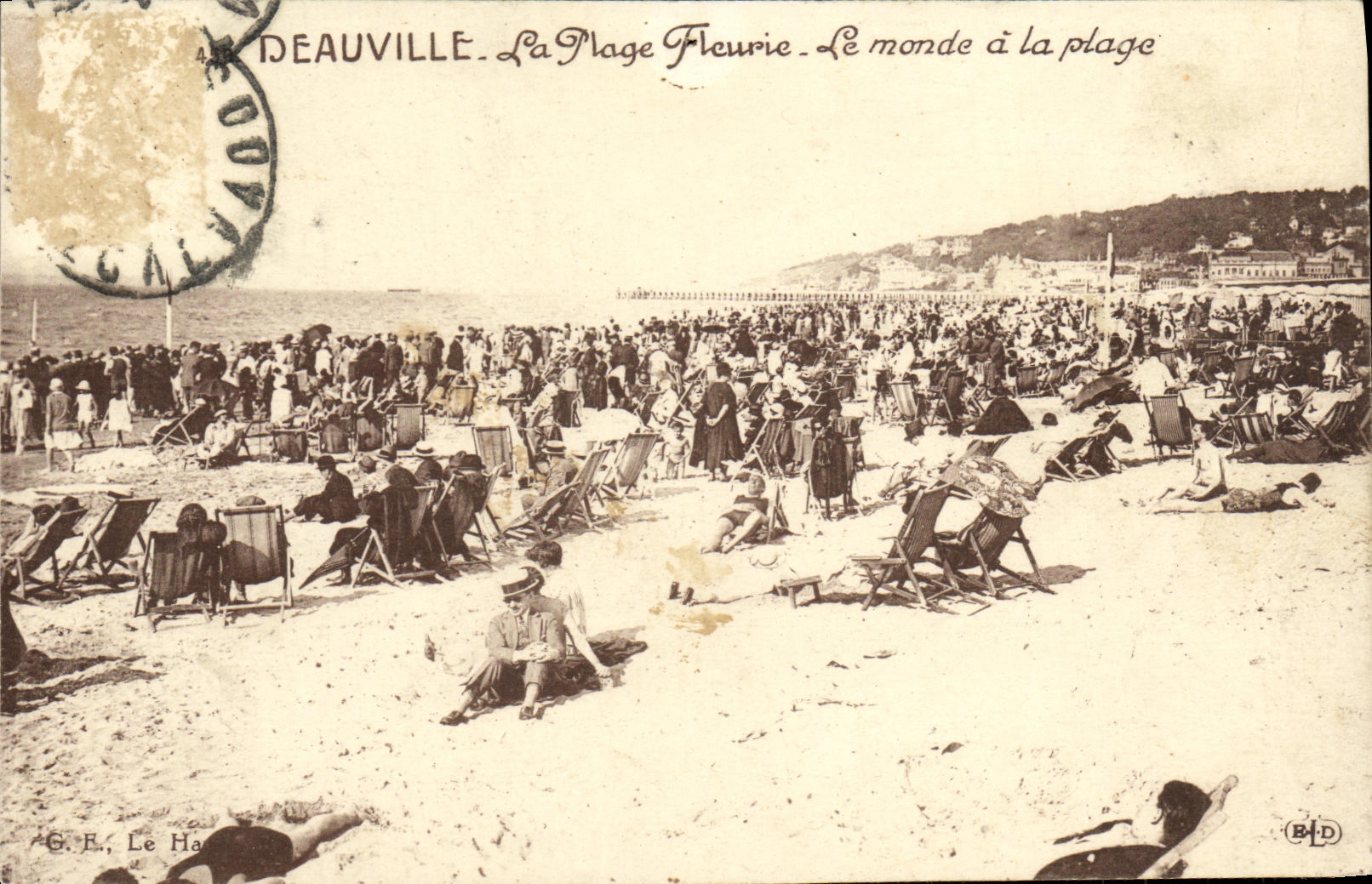 Deauville - La Plage Fleurie - Le monde à la plage — G.E., Le Havre