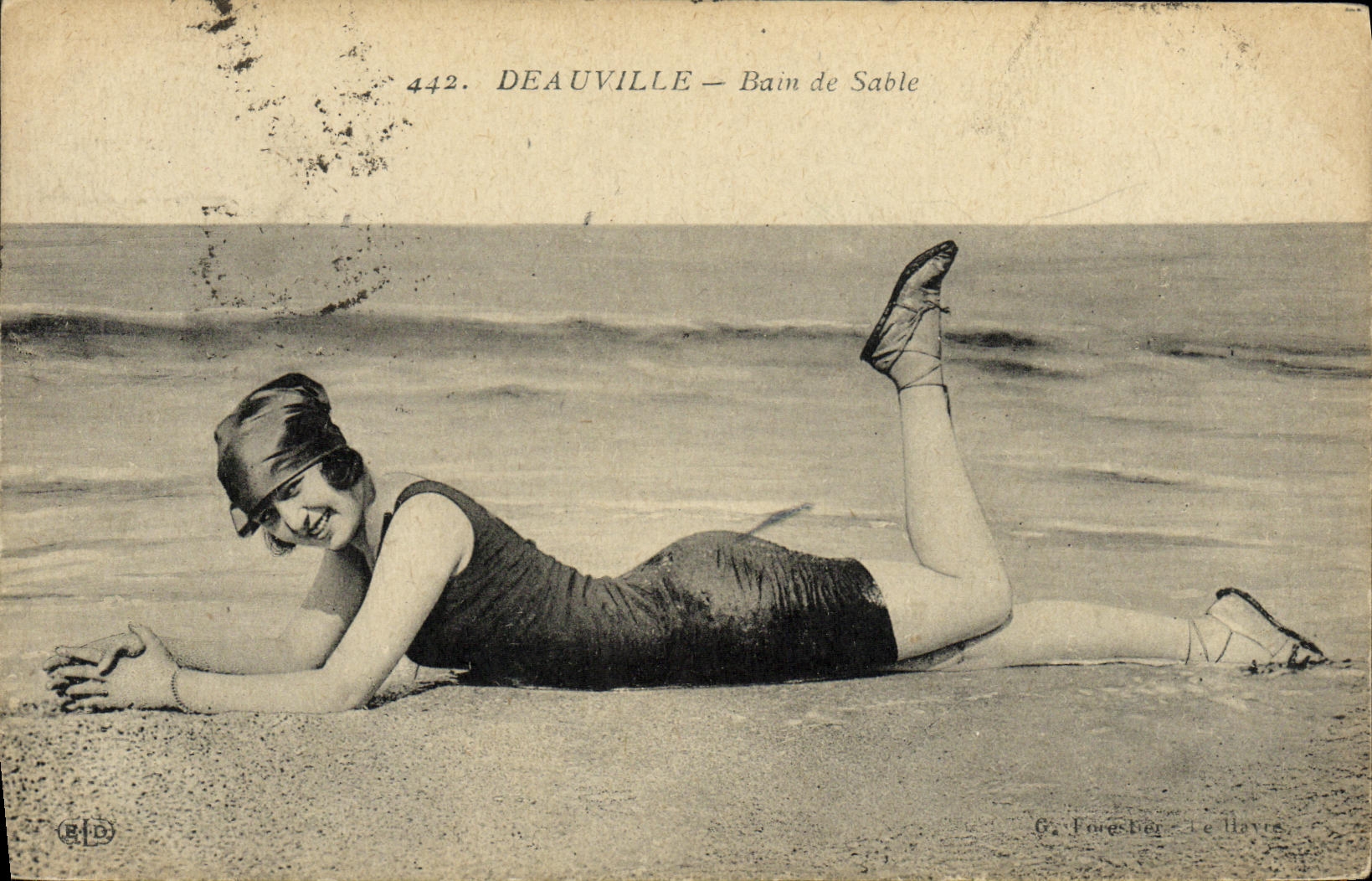 Deauville — Bain de Sable — Gr. Forestier, Le Havre, n°442