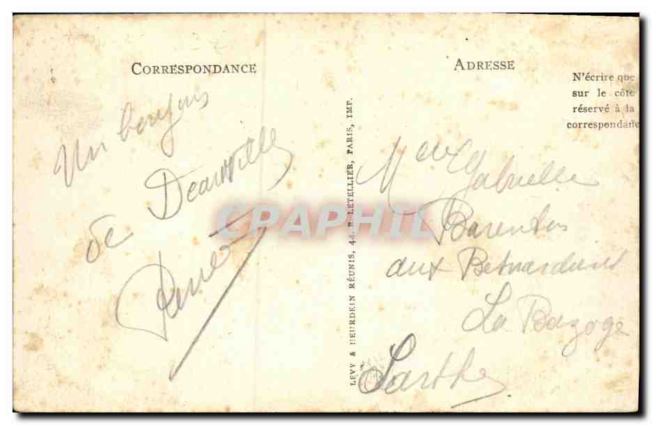 Deauville, la Plage Fleurie — La Plage et le Royal-Hôtel (G. Wybo, arch.) — LL. — Reverso