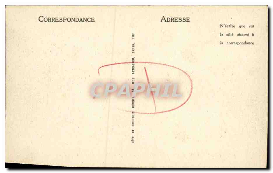 Deauville, la Plage Fleurie — La Plage à l'heure du Bain — LL — Verso
