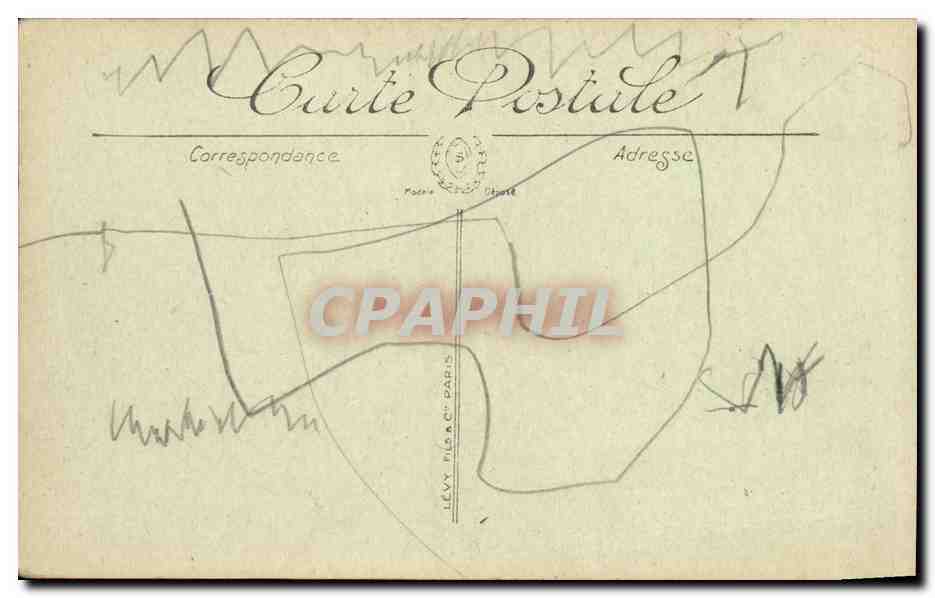 CPA Deauville La Plage — Verso