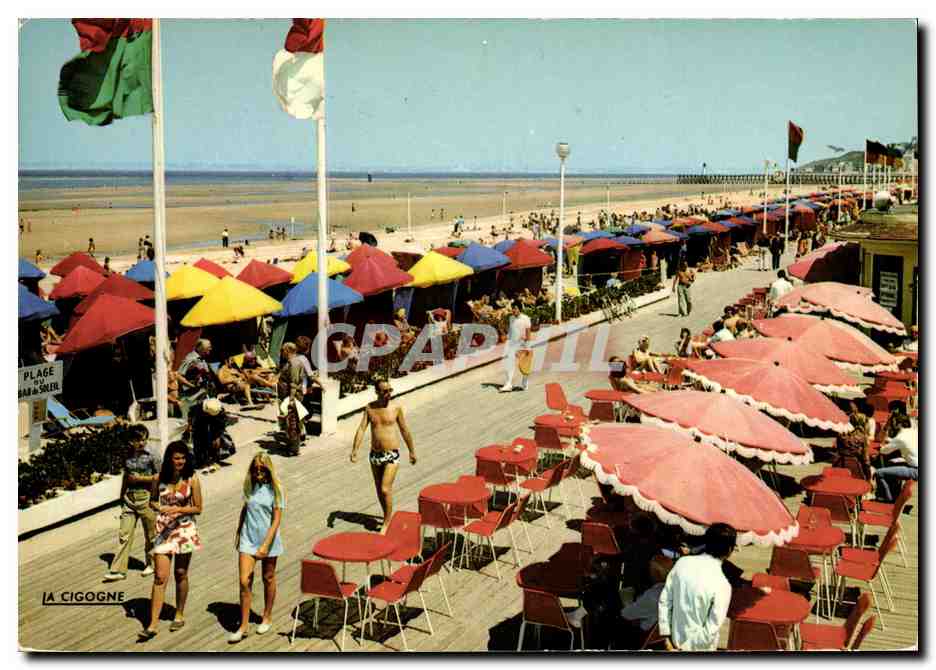 Plage de Deauville — La Plage Fleurie — Editions 'LA CIGOGNE'
