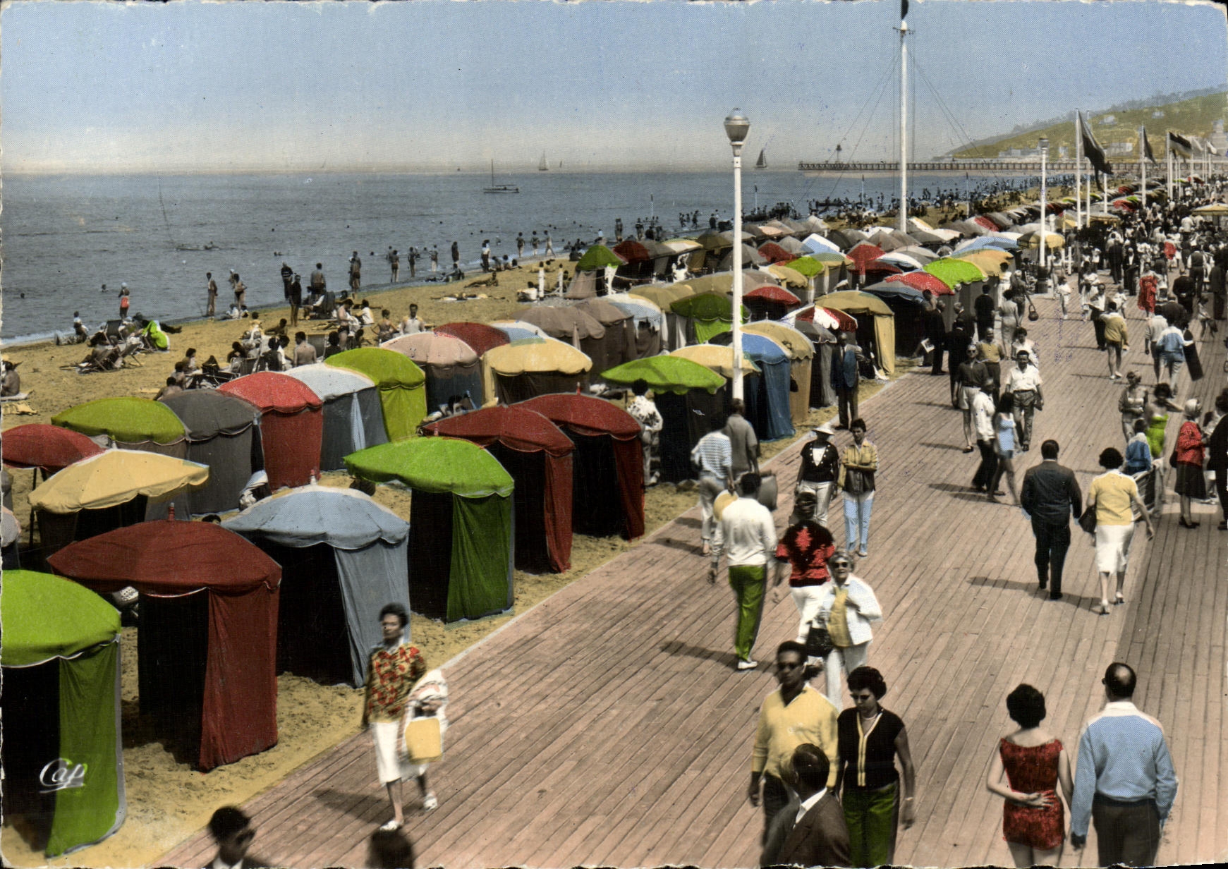 Deauville - Plage et Promenade — Centenaire de Deauville 1961 — Cie des Arts Photomécaniques