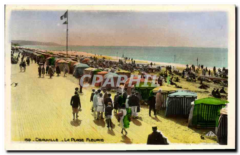Deauville — La Plage Fleurie — Éditeur AAS, n° 159