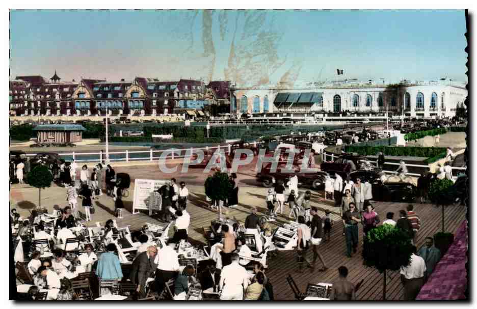 Deauville - Playa Florida — El Casino y el Normandy — REAL-PHOTO PARIS