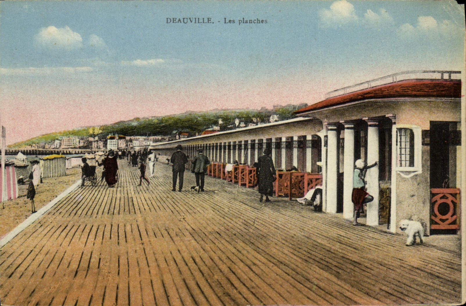 Deauville - Les planches — éditeur A. Insley, Lib-Pho Deauville