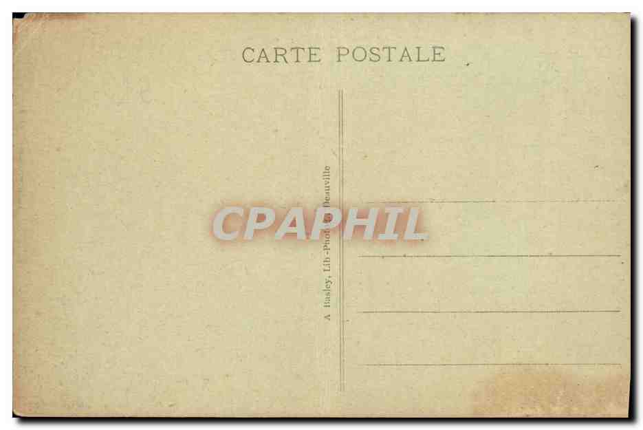 Deauville - Les planches — éditeur A. Insley, Lib-Pho Deauville — Verso