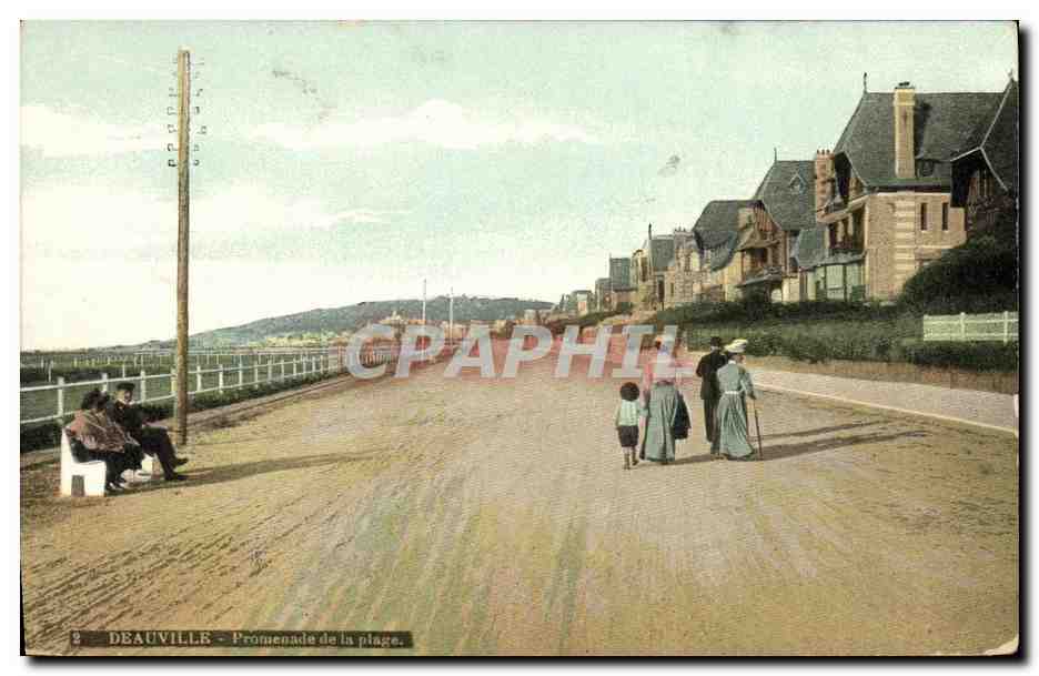 Deauville - Promenade de la plage — éditeur Aqua-Photo L.V. & Cie, n°2