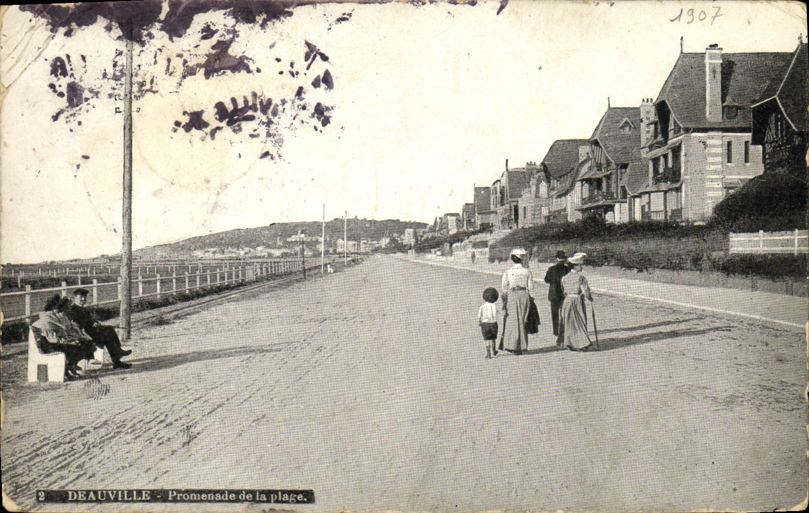 Deauville - Promenade de la plage — éditeur L. A. L. Photo, n°2