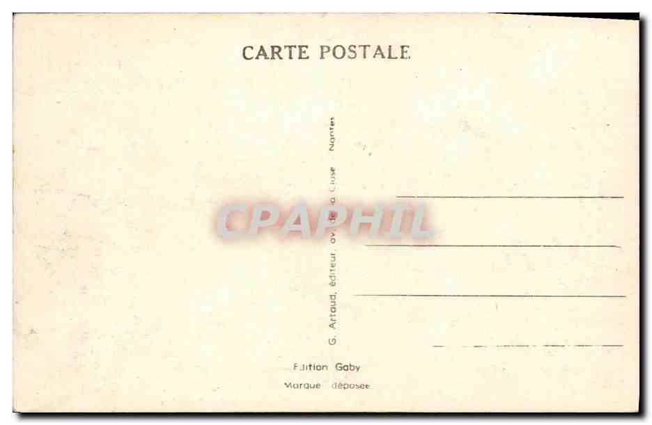 Deauville (Calvados) — La Promenade des Planches — G. Artaud, éditeur à Nantes — Verso