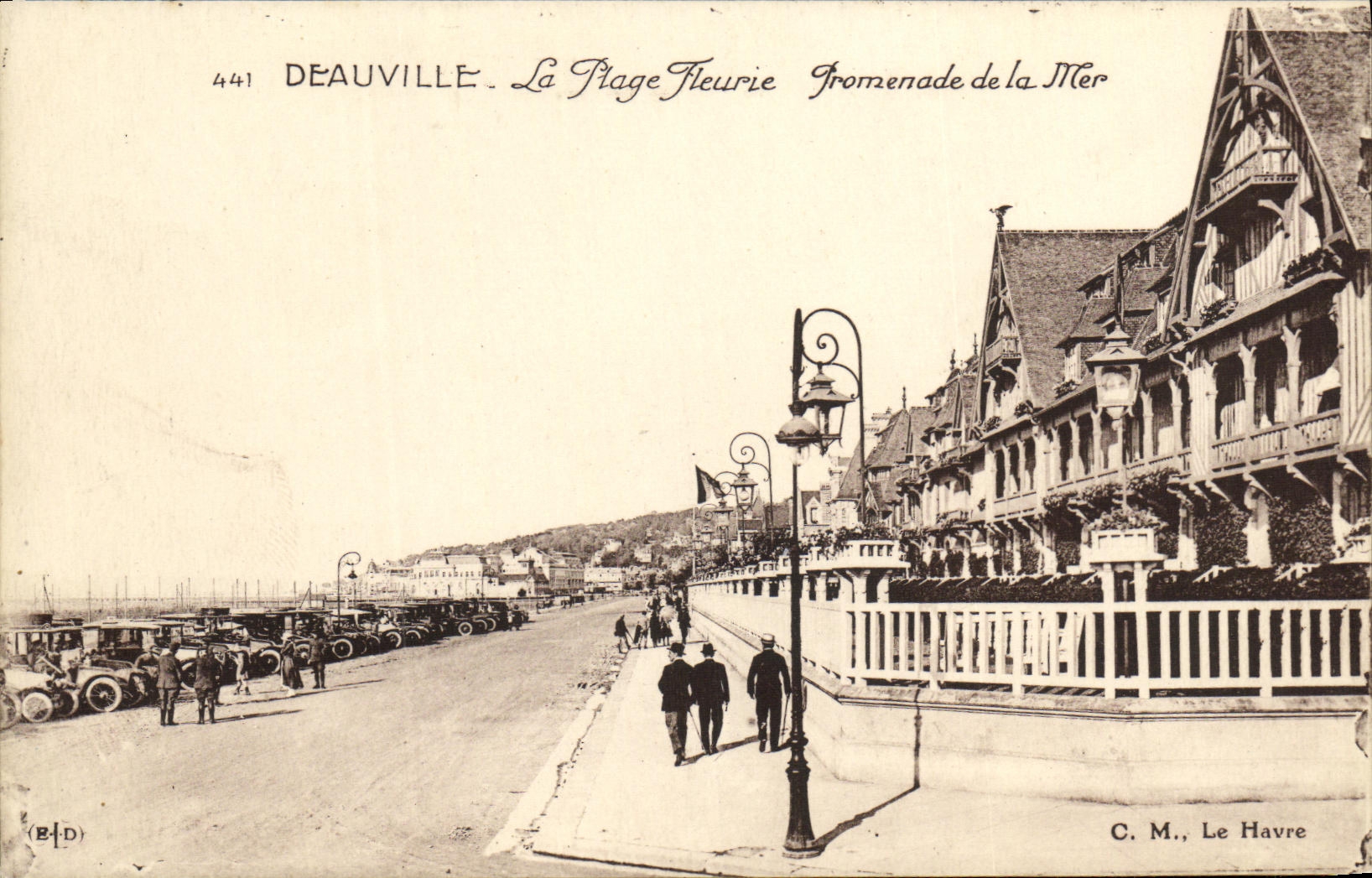 Deauville - La Plage Fleurie, Promenade de la Mer — C. M., Le Havre, n° 441