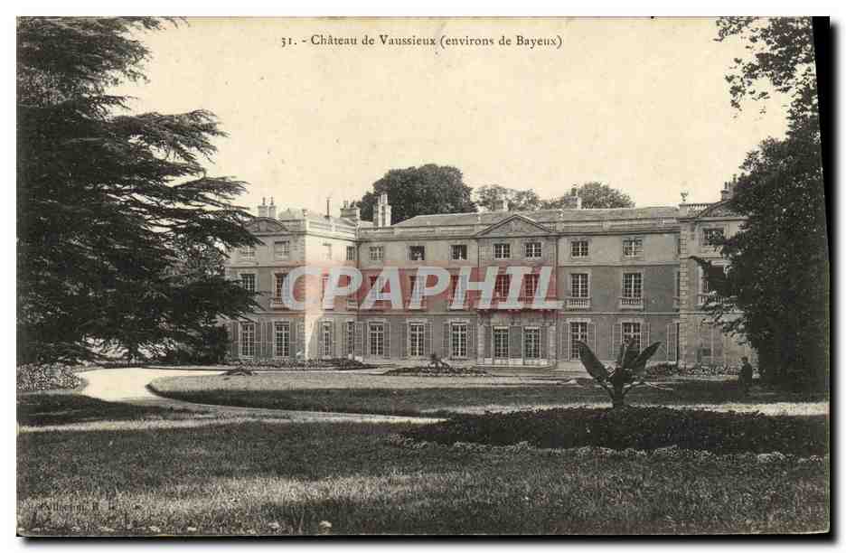 CPA Chateau de Vaussieux Environs de Bayeux