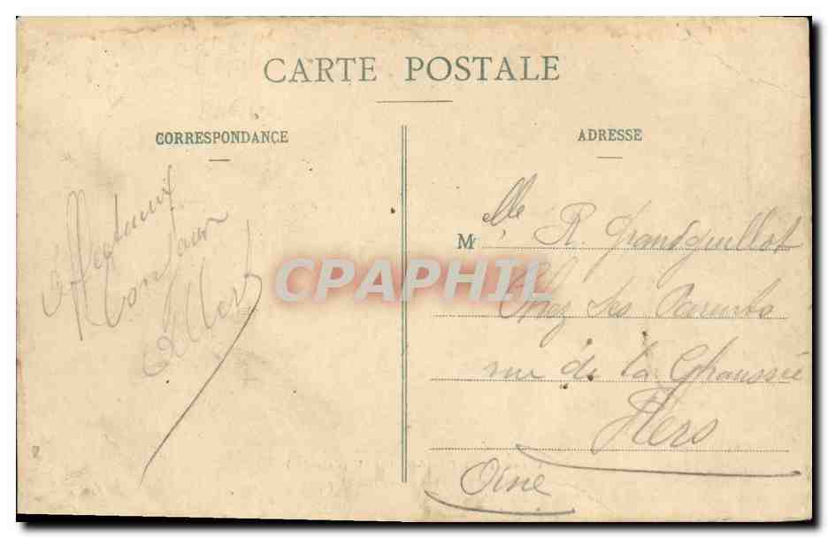 CPA Environs de Conde sur Noireau Chateau de Cahan Une vue du parc — Reverso