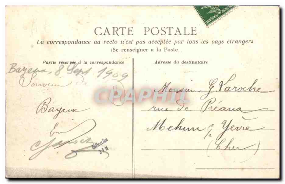 Château des Mesnils — Les Châteaux du Calvados (Environs de Bayeux) — A.D. — Verso