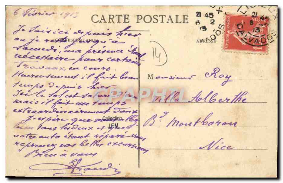 Manoir de Saint-Hippolyte (XVIe siècle) — LISIEUX — Édition Albert Grente, Lisieux - A 2 — Verso