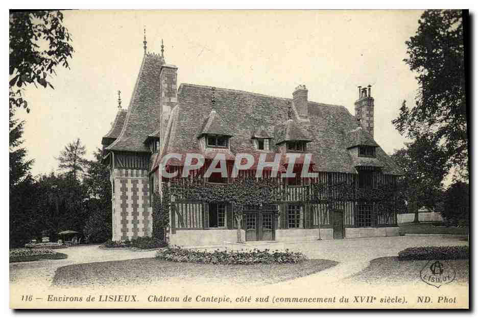 Environs de LISIEUX — Château de Cantepec, côté sud (commencement du XVIIe siècle) — ND. Phot