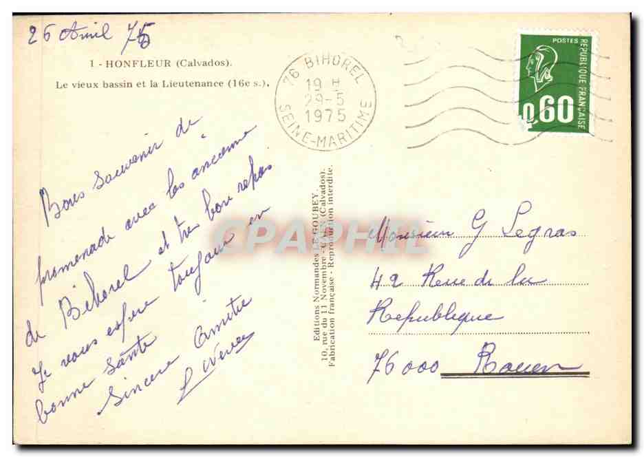 Honfleur — Le vieux bassin et la Lieutenancé (16e s.) — Éditions Normandes, Emy — Reverso
