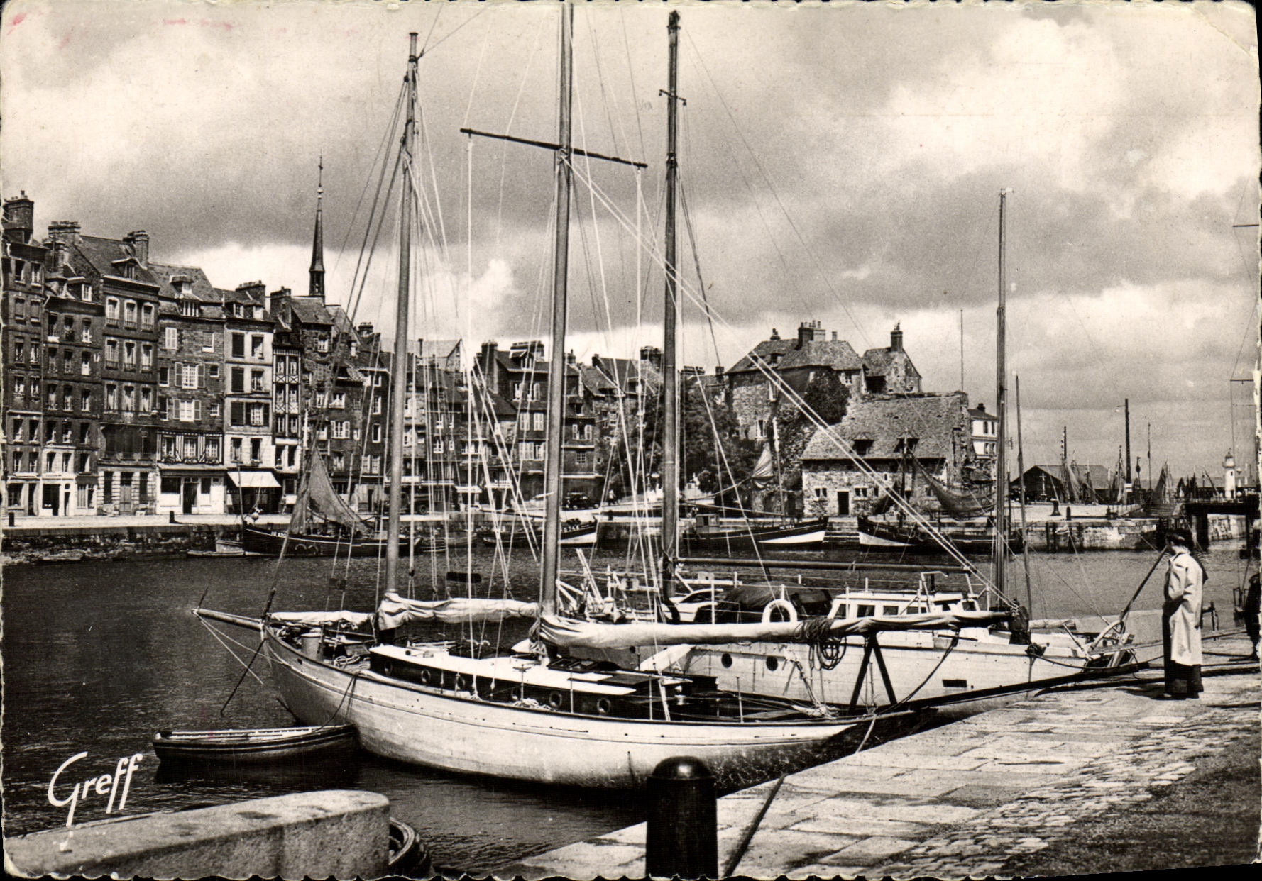 Honfleur — Le Vieux Bassin, la Lieutenante — Éditions GREFF