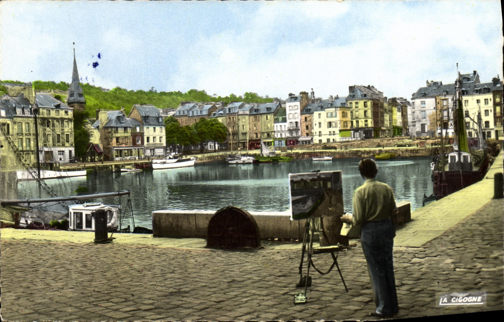 Honfleur — Vieux Bassin — La Cigogne